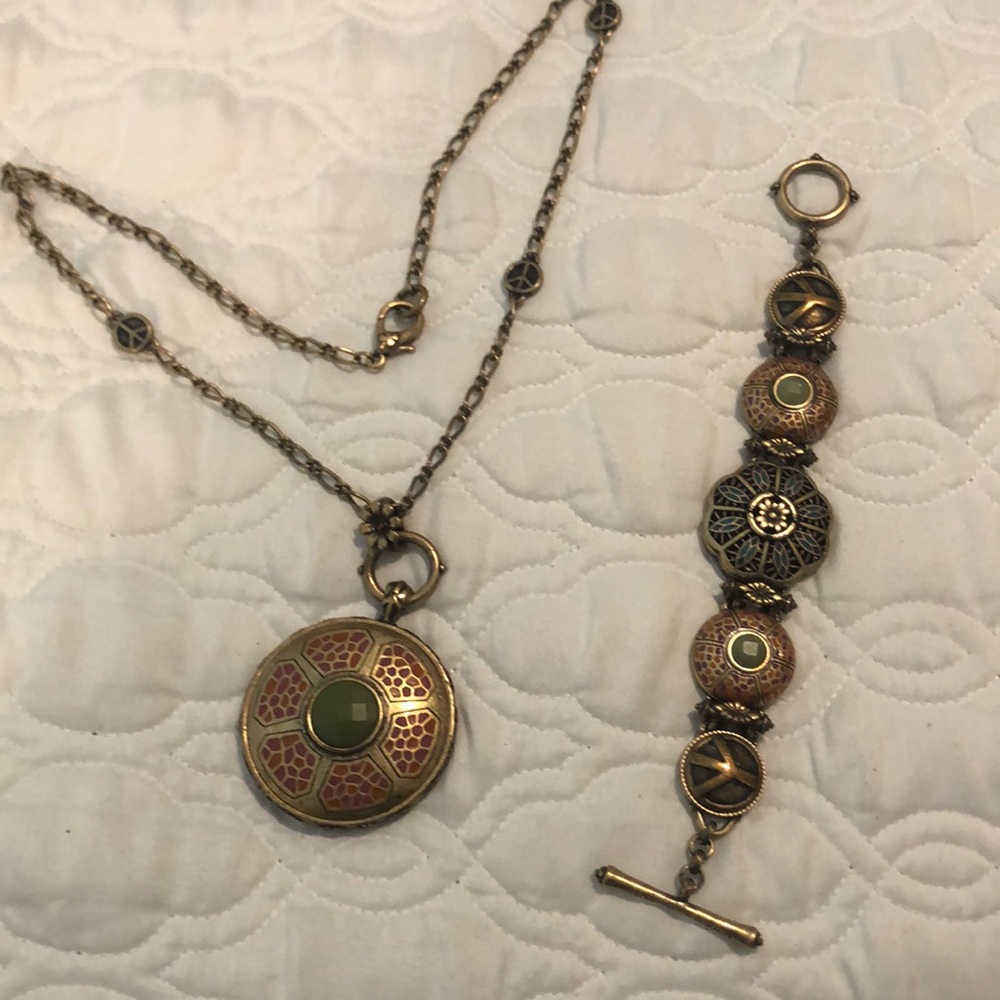 Lucky Brand Necklace and Bracelet